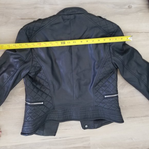 Zara Soft Vegan Leather Jacket (Like New) - Picture 9 of 9